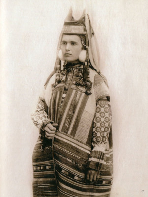 скопинский женский костюм 1900г